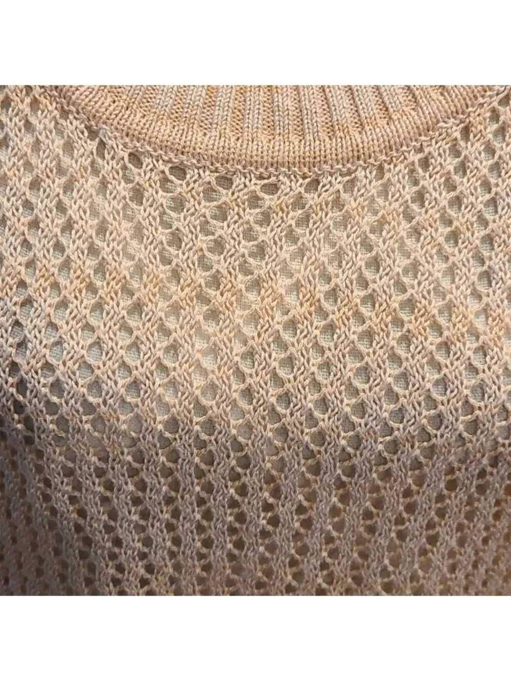 Eureka peach knit sweater